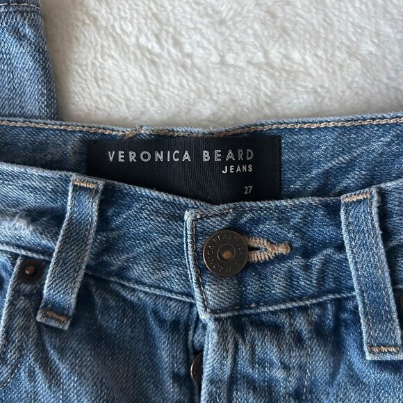 Veronica Beard Jeans Blake Classic Straight High Rise Women Size 27 Clearwater - Picture 5 of 5